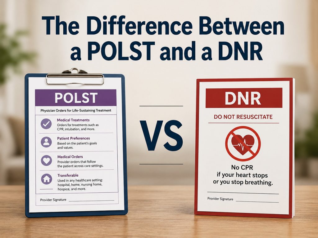 POLST vs a DNR